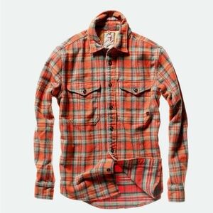 Brushed Flannel Blanket Tartan in Orange Multi